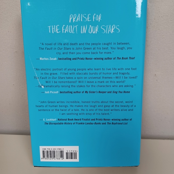 Book - The Fault in our Stars- Hardcover novel by John Green - Picture 2 of 5